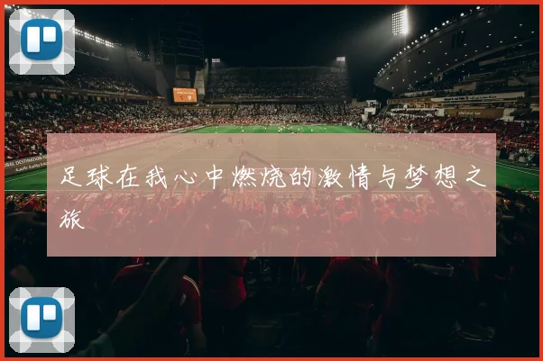 足球在我心中燃烧的激情与梦想之旅
