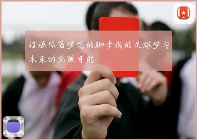 追逐绿茵梦想的脚步我的足球梦与未来的无限可能